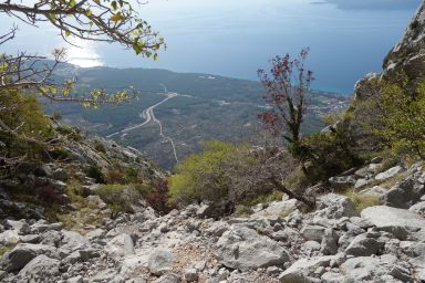Biokovo na stazi Topići - Vrata Topola