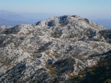 na grebenu Mosora, pogled na Jabukovac